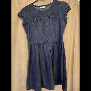 Girls denim dress